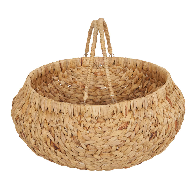 Highland Dunes Decorative Round Wicker Basket & Reviews